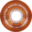 SECTOR 9 NINEBALLS 58mm 78a ROOT BEER WHEELS SET