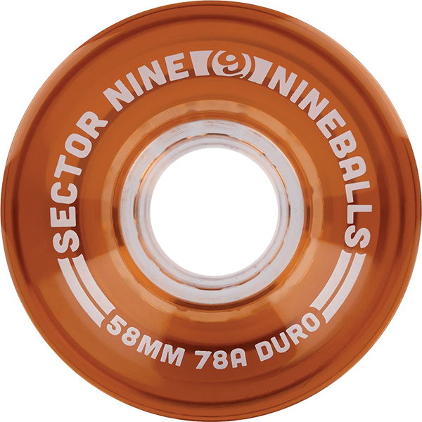 SECTOR 9 NINEBALLS 58mm 78a ROOT BEER WHEELS SET