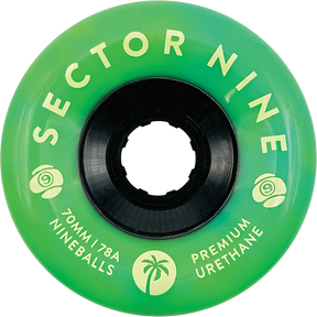 SECTOR 9 NINEBALLS 70MM 78A GREEN GOBLIN WHEELS SET