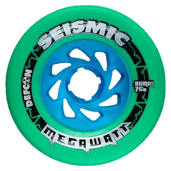 SEISMIC MEGAWATT 90MM 76A MINT DEFCON WHEELS SET