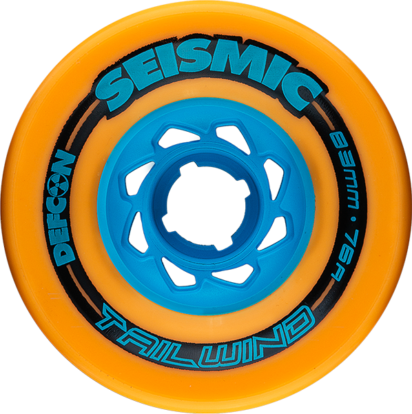 SEISMIC TAILWIND 83mm 76a MANGO/BLUE WHEELS SET