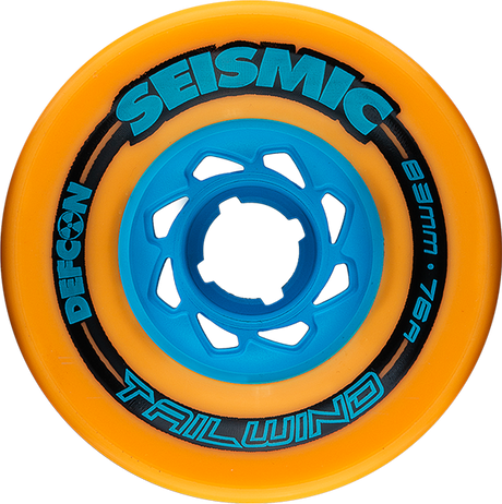 SEISMIC TAILWIND 83mm 76a MANGO/BLUE WHEELS SET