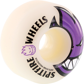 Spitfire BIGHEAD 54mm WHT W PURPLE Skateboard Wheels