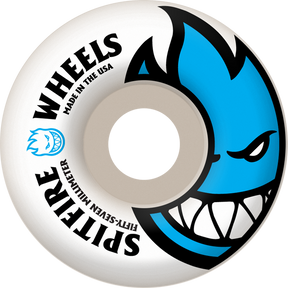 Spitfire BIGHEAD 57mm WHT W LT.BLUE Skateboard Wheels