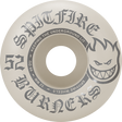 SPITFIRE BURNERS 52MM 99A WHT/SIL WHEELS SET