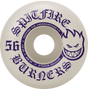 SPITFIRE BURNERS 56MM 99A WHT/PUR WHEELS SET
