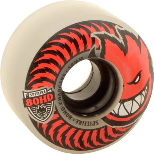 SPITFIRE 80HD CHARGER CLASSIC 58mm CLEAR/RED set of 4 Wheels