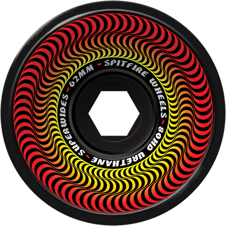 SPITFIRE 80HD SUPERWIDE 62mm BLACK WHEELS SET