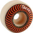 SPITFIRE F4 101a CLASSIC SWIRL 53mm WHT W/ORANGE WHEELS SET