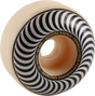 SPITFIRE F4 101a CLASSIC SWIRL 54mm WHT W/SILVER WHEELS SET
