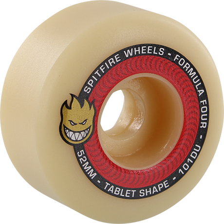 SPITFIRE F4 101a TABLET 52mm NAT/RED WHEELS SET