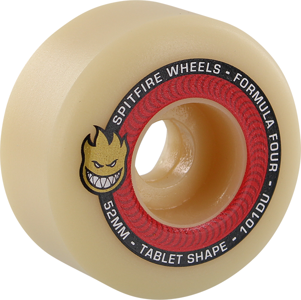 SPITFIRE F4 101a TABLET 52mm NAT/RED WHEELS SET