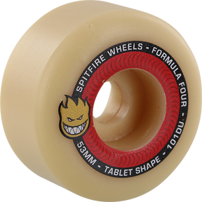 SPITFIRE F4 101a TABLET 53mm NAT/RED WHEELS SET