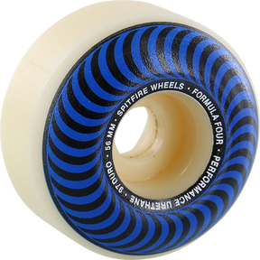 SPITFIRE F4 97a CLASSIC 56mm NAT W/BLU WHEELS SET