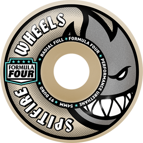 SPITFIRE F4 97a RADIAL FULL 54mm NATURAL WHEELS SET