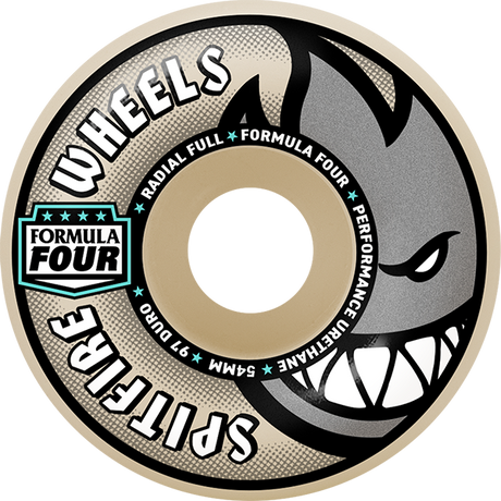 SPITFIRE F4 97a RADIAL FULL 54mm NATURAL WHEELS SET
