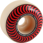 SPITFIRE F4 99a CLASSIC SWIRL 51mm WHT W/RED WHEELS SET