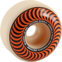SPITFIRE F4 99a CLASSIC SWIRL 53mm WHT W/ORANGE WHEELS SET