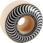 SPITFIRE F4 99a CLASSIC SWIRL 54mm WHT W/SILVER WHEELS SET