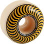 SPITFIRE F4 99a CLASSIC SWIRL 55mm WHT W/YELLOW WHEELS SET
