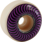 SPITFIRE F4 99a CLASSIC SWIRL 58mm WHT W/PURPLE WHEELS SET