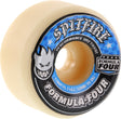 SPITFIRE FORMULA 4 99d CONICAL FULL 58mm WHT W/BLUE Skateboard Wheels Set