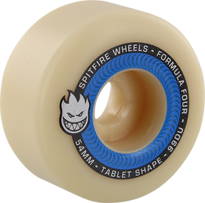 SPITFIRE F4 99a TABLET 54mm NAT/BLUE WHEELS SET