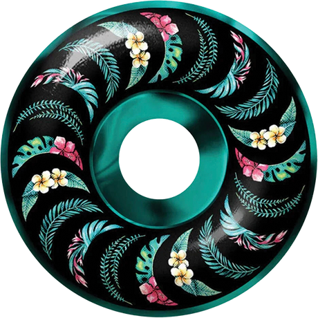 SPITFIRE F4 99A CLASSIC 56MM FLORAL CLASSIC TEAL/BLK SWL WHEELS SET