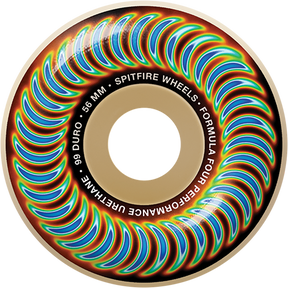 SPITFIRE F4 99A CLASSIC RADIOACTIVE 56MM NATURAL WHEELS SET WHEELS SET