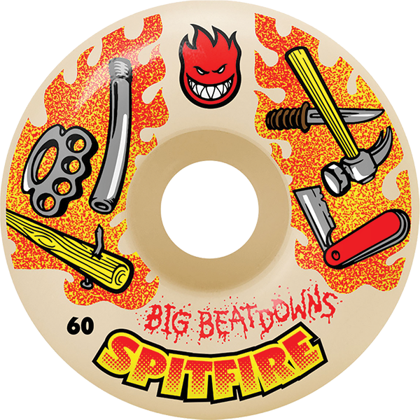 SPITFIRE F4 99A CLASSICS BIG BEATDOWN 60MM NAT WHEELS SET