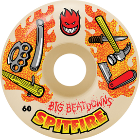 SPITFIRE F4 99A CLASSICS BIG BEATDOWN 60MM NAT WHEELS SET