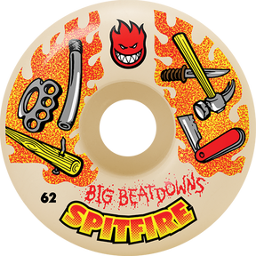 SPITFIRE F4 99A CLASSICS BIG BEATDOWN 62MM NAT WHEELS SET