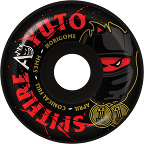 SPITFIRE F4 99A APRIL HORIGOME CONICAL FULL 53MM BLK WHEELS SET