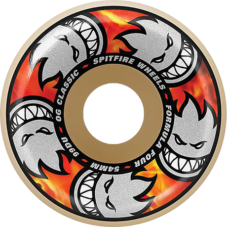 SPITFIRE F4 99A OG CLASSIC 54MM MULTIBALL NAT WHEELS SET