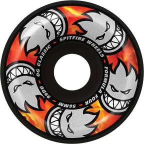 SPITFIRE F4 99A OG CLASSIC 56MM MULTIBALL BLK WHEELS SET