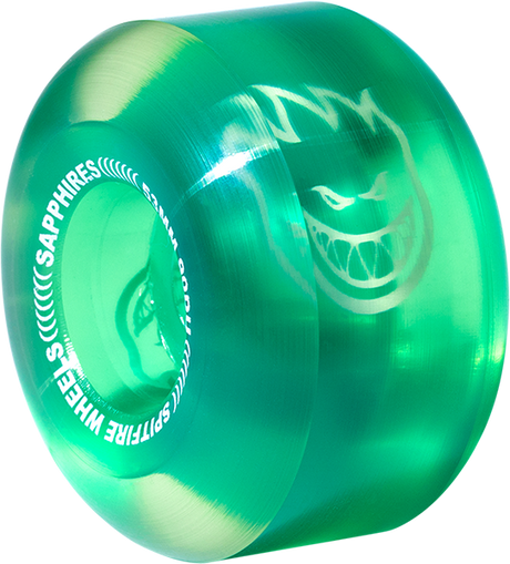 SPITFIRE SAPPHIRE 90DU CRUISER 53MM CLR/GRN WHEELS SET