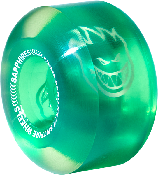 SPITFIRE SAPPHIRE 90DU CRUISER 53MM CLR/GRN WHEELS SET