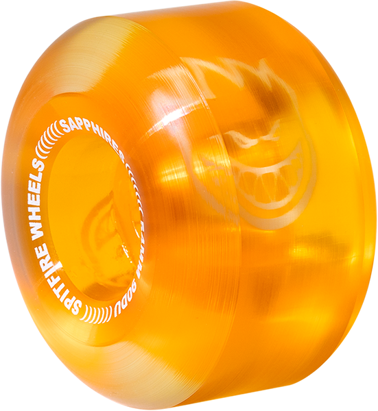 SPITFIRE SAPPHIRE 90DU CRUISER 54MM CLR/ORG WHEELS SET