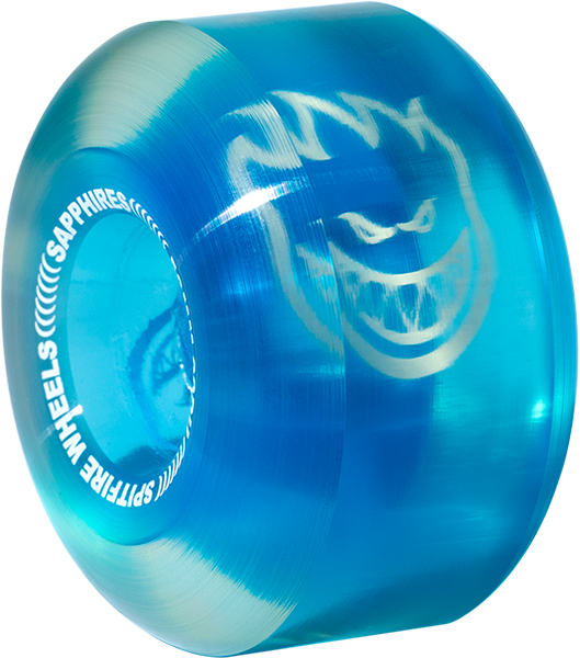 SPITFIRE SAPPHIRE 90DU CRUISER 56MM CLR/BLUE WHEELS SET