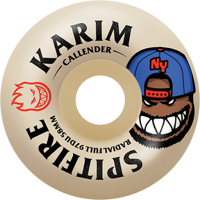 SPITFIRE CALLENDER F497 RADIAL FULL BURN SQUAD 58MM 97A WHEELS SET