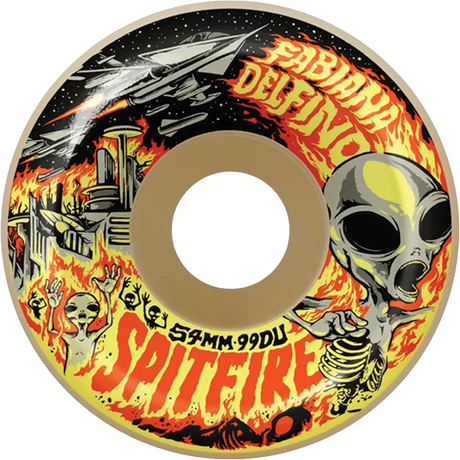 SPITFIRE DELFINO INVASION F499 CON-FULL 54MM NAT WHEELS SET