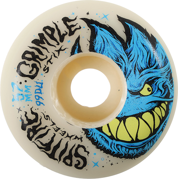 SPITFIRE F4 99A LOCK-IN FULL 57MM GRIMPLEHEAD NAT WHEELS SET