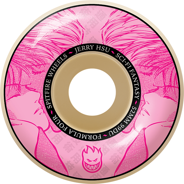 SPITFIRE F4 99A HSU SCI-FI 52MM NAT/PINK WHEELS SET