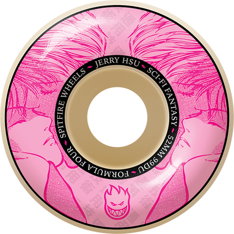 SPITFIRE F4 99A HSU SCI-FI 52MM NAT/PINK WHEELS SET