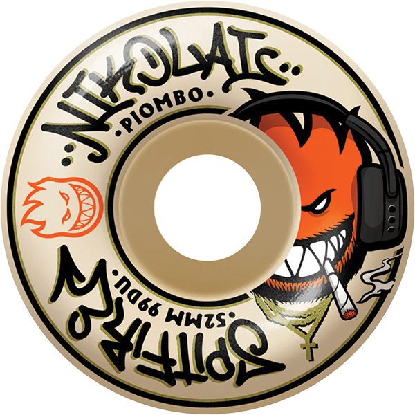 SPITFIRE PIOMBO F4 99A CLASSIC 52MM NAT WHEELS SET