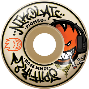 SPITFIRE PIOMBO F4 99A CLASSIC 52MM NAT WHEELS SET