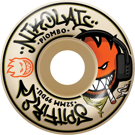 SPITFIRE PIOMBO F4 99A CLASSIC 52MM NAT WHEELS SET