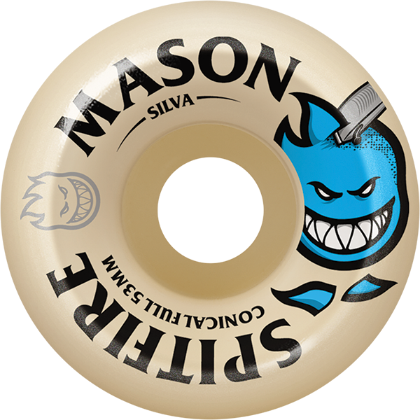 SPITFIRE SILVA BURN SQUAD 53MM 99A WHEELS SET