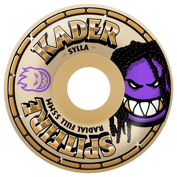 SPITFIRE SYLLA F4 99A ROLLY RAD FULL 55MM NAT WHEELS SET