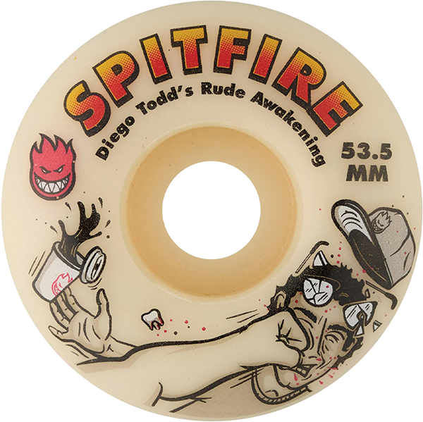 SPITFIRE TODD F4 99A RUDE AWAKING 53.5MM WHEELS SET